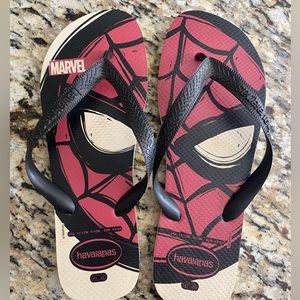 Marvel Spider-Man Havaianas us Mens 9/10 women’s 11/12